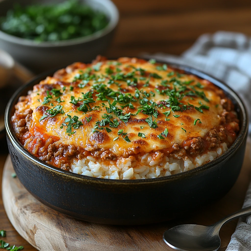 Beef and Rice Casserole